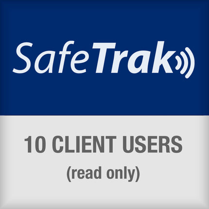 SafeTrak Pack of 10 client users read only