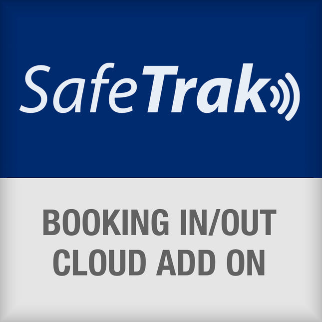 SafeTrak Booking in and out cloud system add on