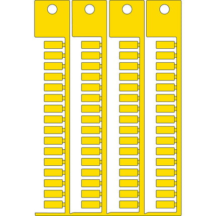 4x10mm 4tree yellow ACS tag