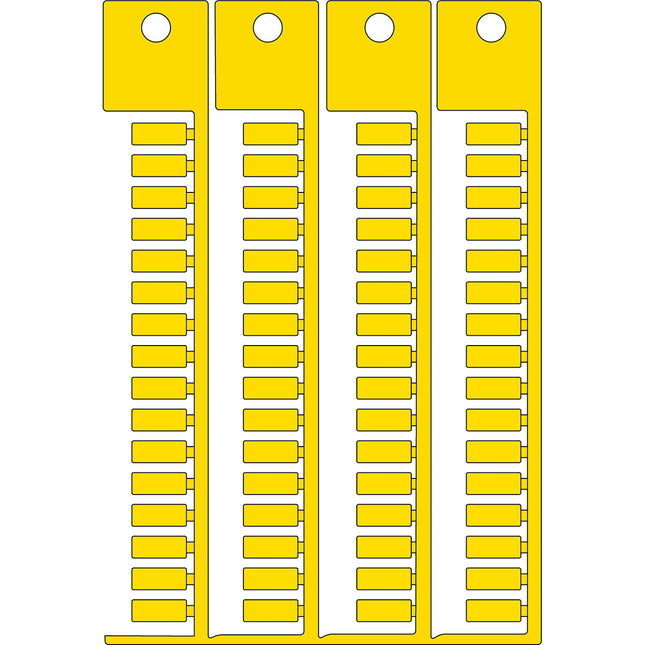 4x10mm 4tree yellow ACS tag