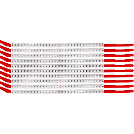 Clip Sleeve Wire Markers Size 10