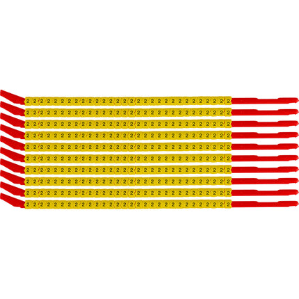 Clip Sleeve Wire Markers Size 10