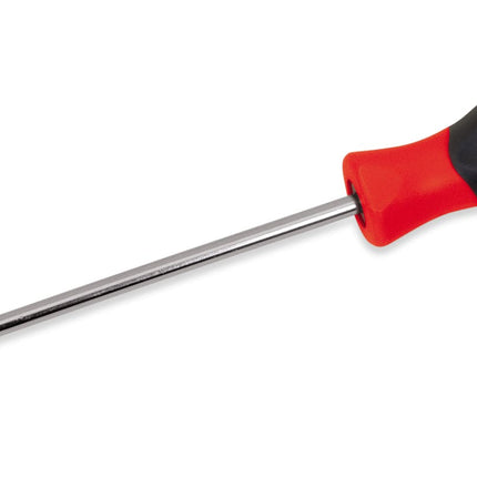 Snap-on Flat Tip Instinct® Hard Grip Cabinet Screwdriver (Red) 12" blade | SHD4120R