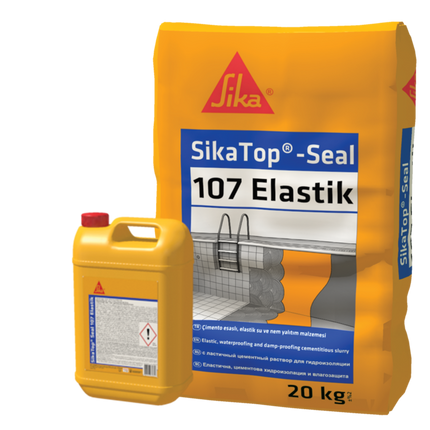 SikaTop Seal 107 Elastic Waterproofing Damp-Proofing Cementitious Slurry | 30Kg