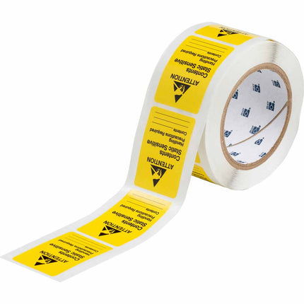 ATTENTION CONTENTS STATIC SENSITIVE HANDLING PRECAUTIONS REQ Labels