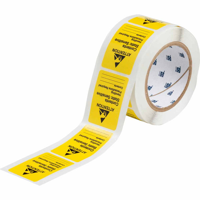 ATTENTION CONTENTS STATIC SENSITIVE HANDLING PRECAUTIONS REQ Labels