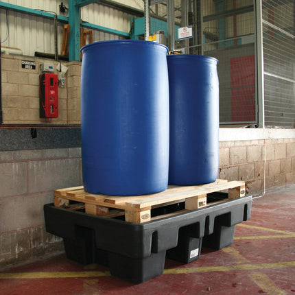 Spill Drum Pallet  EURO Bund  2 Drums