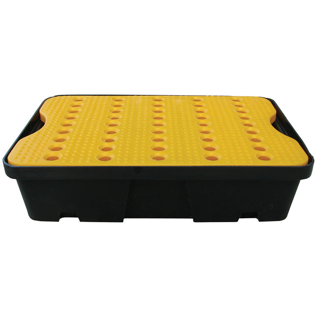 Spill Tray 20 Litre Black Base Yellow Platform