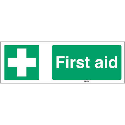ISO Safety Sign  First aid