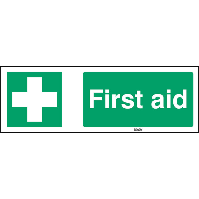 ISO Safety Sign  First aid