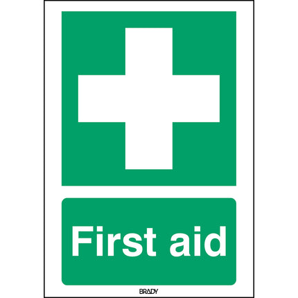ISO Safety Sign  First aid