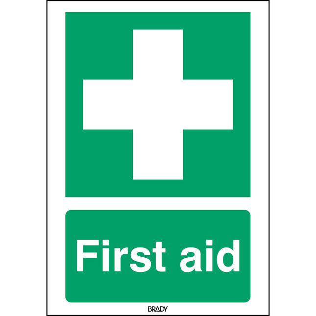 ISO Safety Sign  First aid