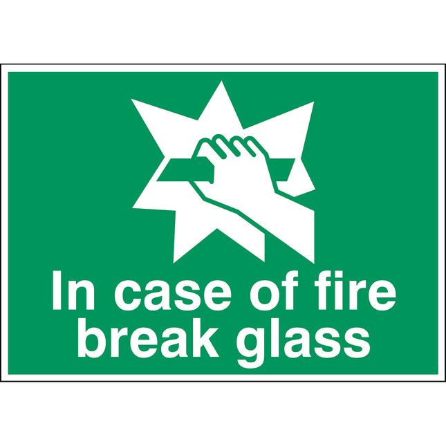 Glowinthedark safety sign
