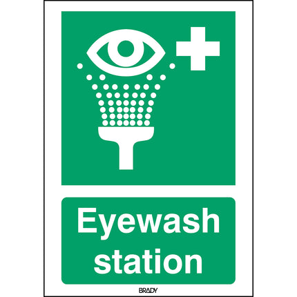ISO Safety Sign  Eyewash station