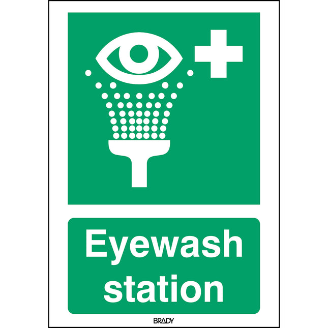 ISO Safety Sign  Eyewash station
