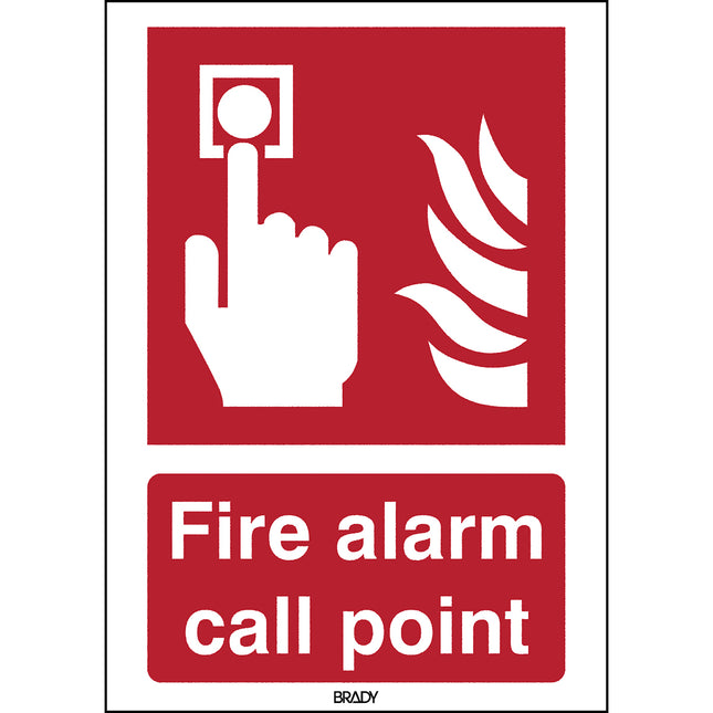 ISO Safety Sign  Fire alarm call point