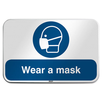 ISO Safety Sign  Wear a mask