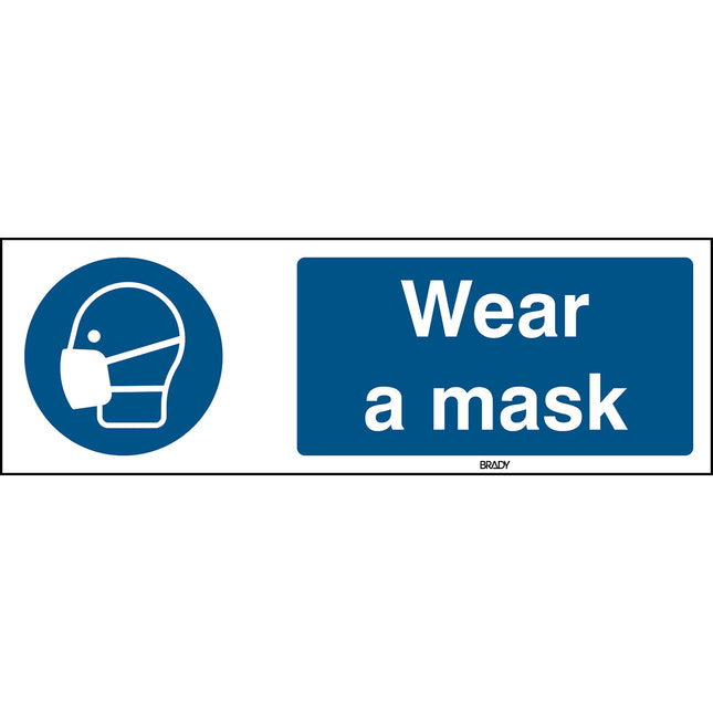 ISO Safety Sign  Wear a mask
