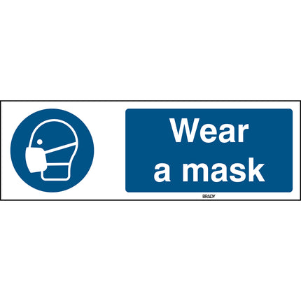 ISO Safety Sign  Wear a mask