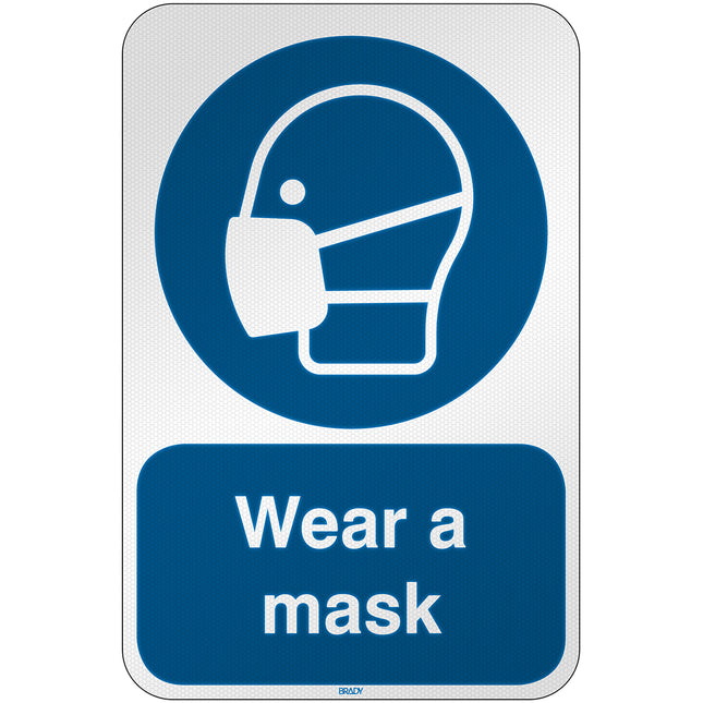 ISO Safety Sign  Wear a mask