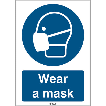 ISO Safety Sign  Wear a mask