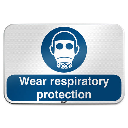 ISO Safety Sign  Wear respiratory protection