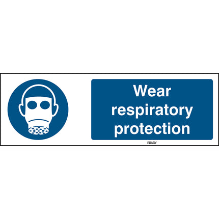 ISO Safety Sign  Wear respiratory protection