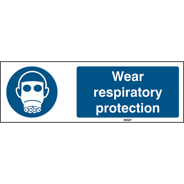 ISO Safety Sign  Wear respiratory protection