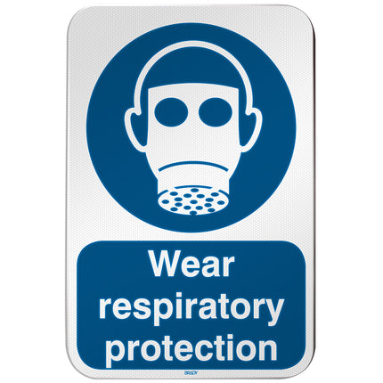 ISO Safety Sign  Wear respiratory protection