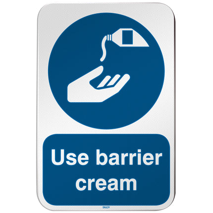 ISO Safety Sign  Use barrier cream