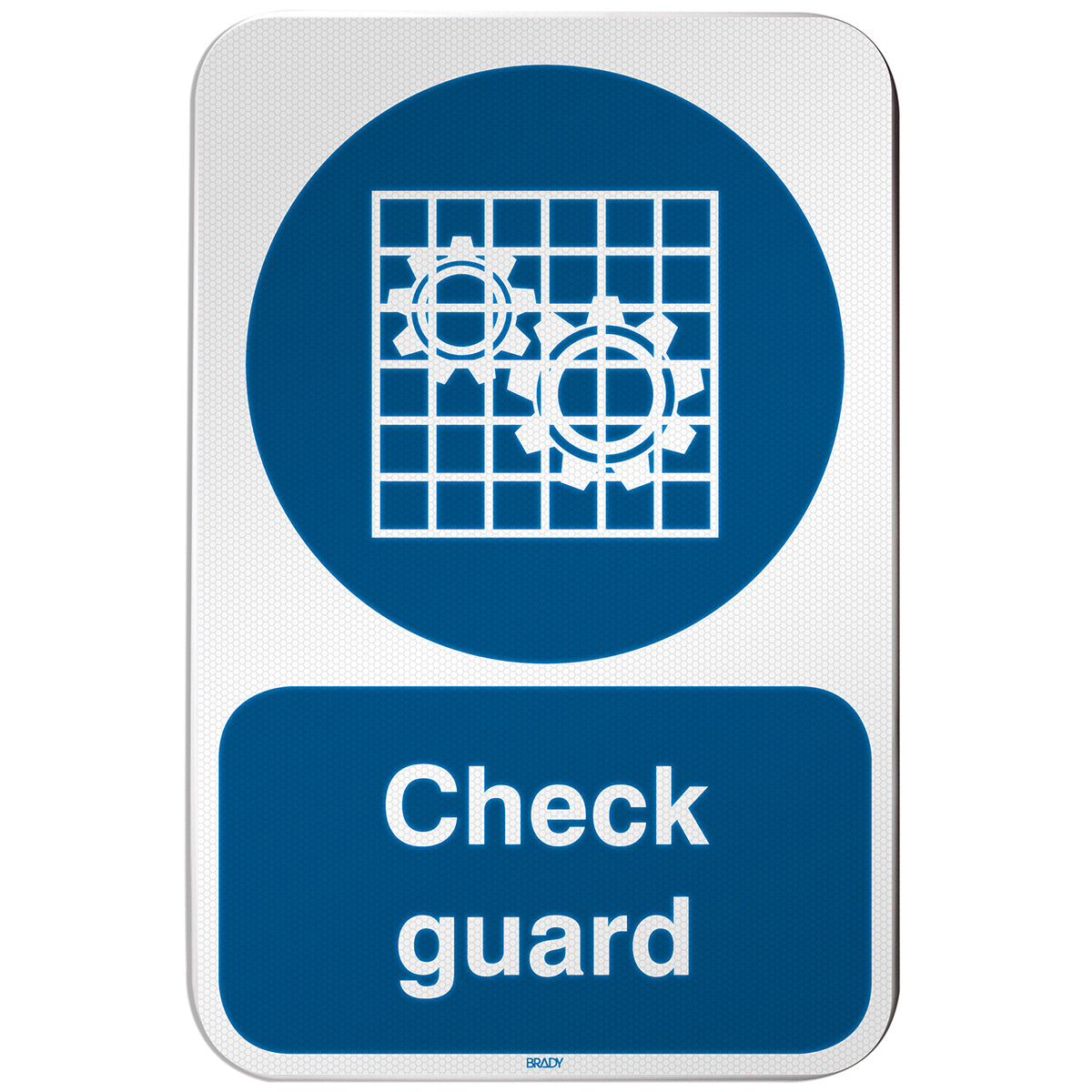 ISO Safety Sign - Check guard – TOOLMART