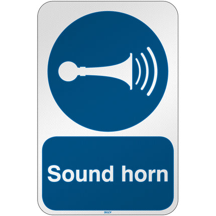 ISO Safety Sign  Sound horn