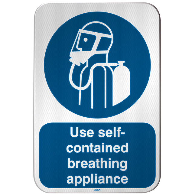 ISO Safety Sign  Use selfcontained breathing appliance