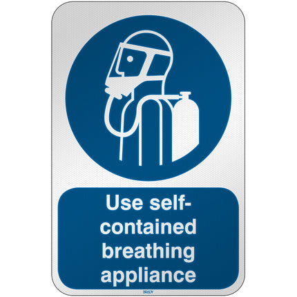 ISO Safety Sign  Use selfcontained breathing appliance
