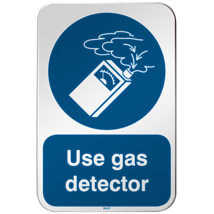 ISO Safety Sign  Use gas detector