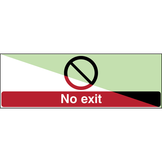 Glowinthedark safety sign