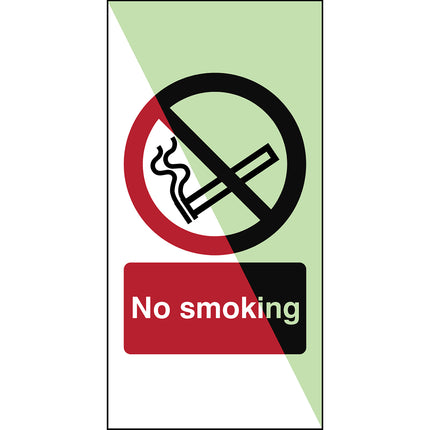 Glowinthedark safety sign
