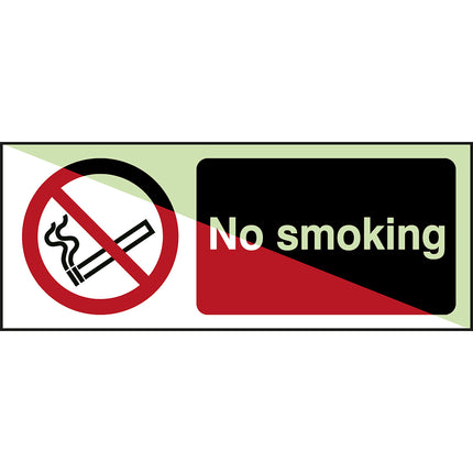 Glowinthedark safety sign