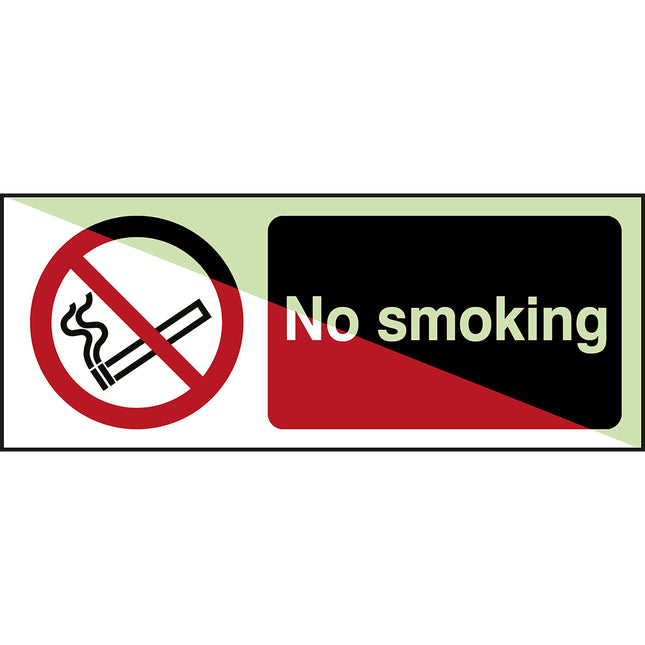 Glowinthedark safety sign