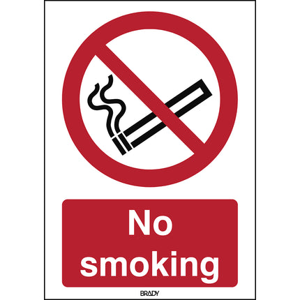 ISO Safety Sign  No Smoking