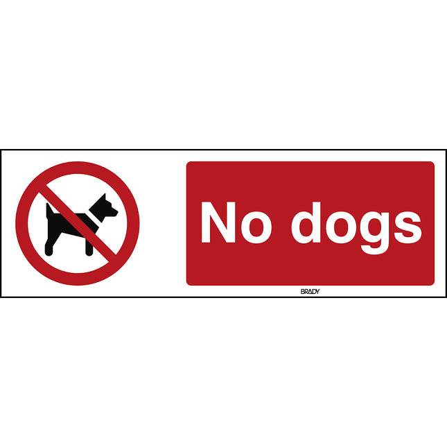 ISO Safety Sign  No dogs