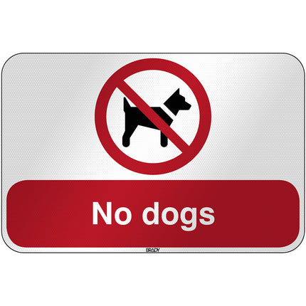 ISO Safety Sign  No dogs
