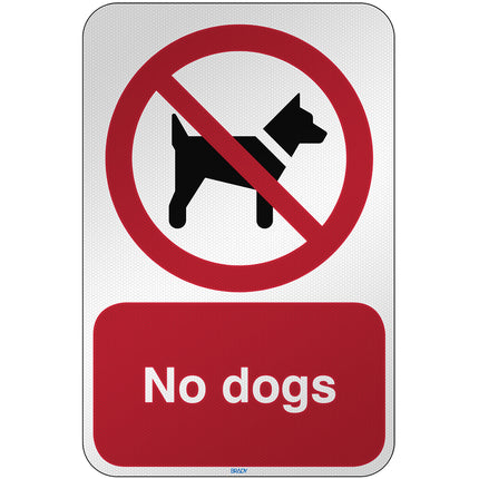 ISO Safety Sign  No dogs