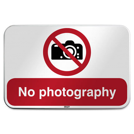 ISO Safety Sign  No photography