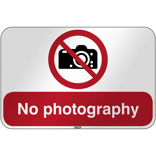 ISO Safety Sign  No photography