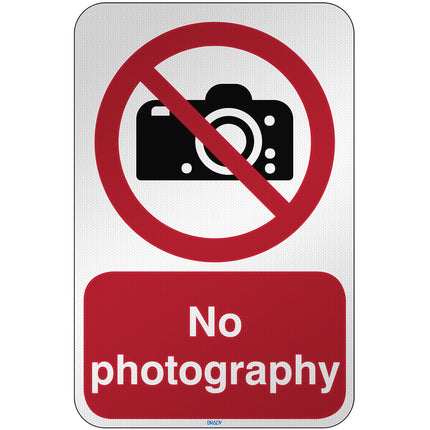 ISO Safety Sign  No photography