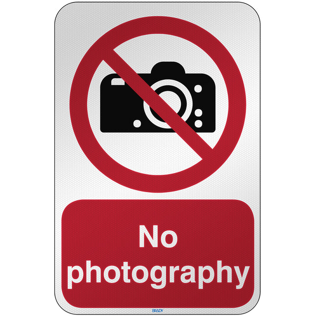 ISO Safety Sign  No photography