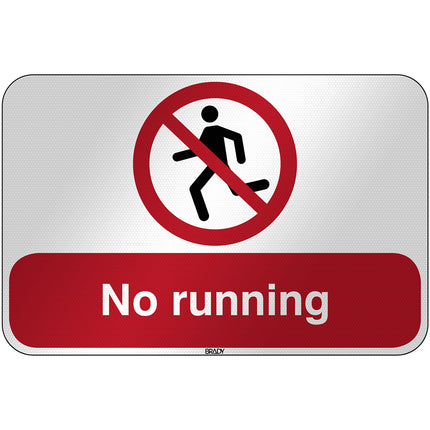 ISO Safety Sign  No running
