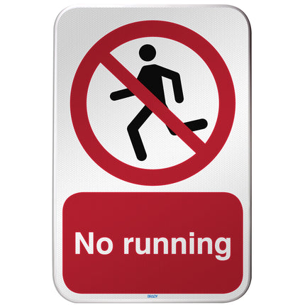 ISO Safety Sign  No running