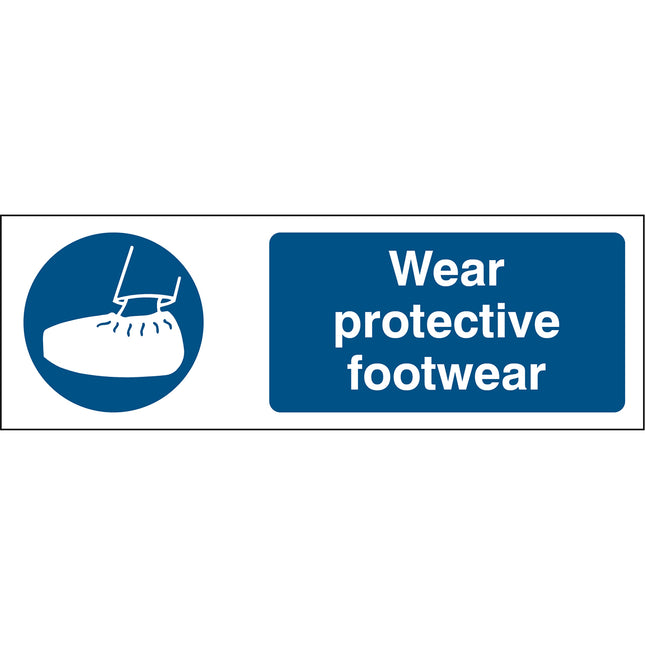 Safety Sign  Wear protective footwear